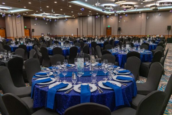 Event setup, table settings