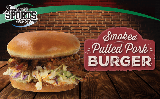 Smoked Pulled Pork Burger